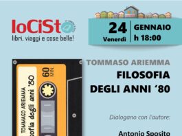 PRESENTAZIONE DEL LIBRO DI TOMMASO ARIEMMA “FILOSOFIA DEGLI ANNI ’80”